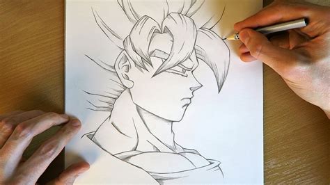 goku side face|How to Draw Goku Side Face .